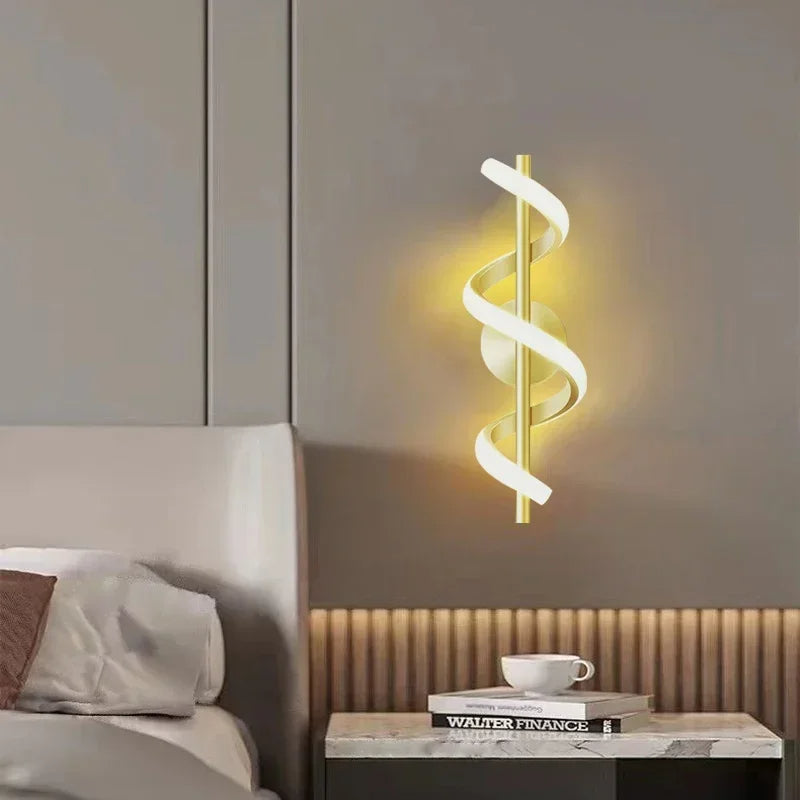 Arandela LED Minimalista para Quarto e Sala – Luxo e Design Moderno