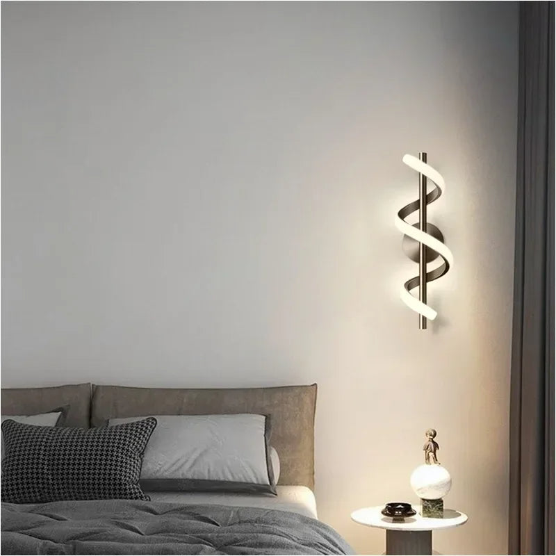 Arandela LED Minimalista para Quarto e Sala – Luxo e Design Moderno